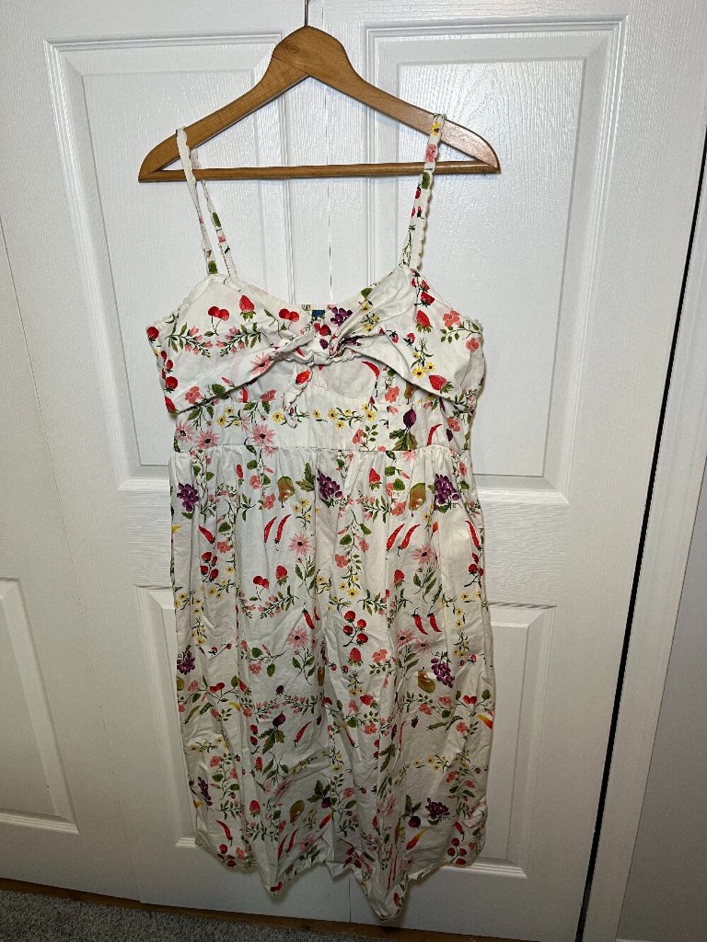 Old Navy Floral Fruit Print Dress XL